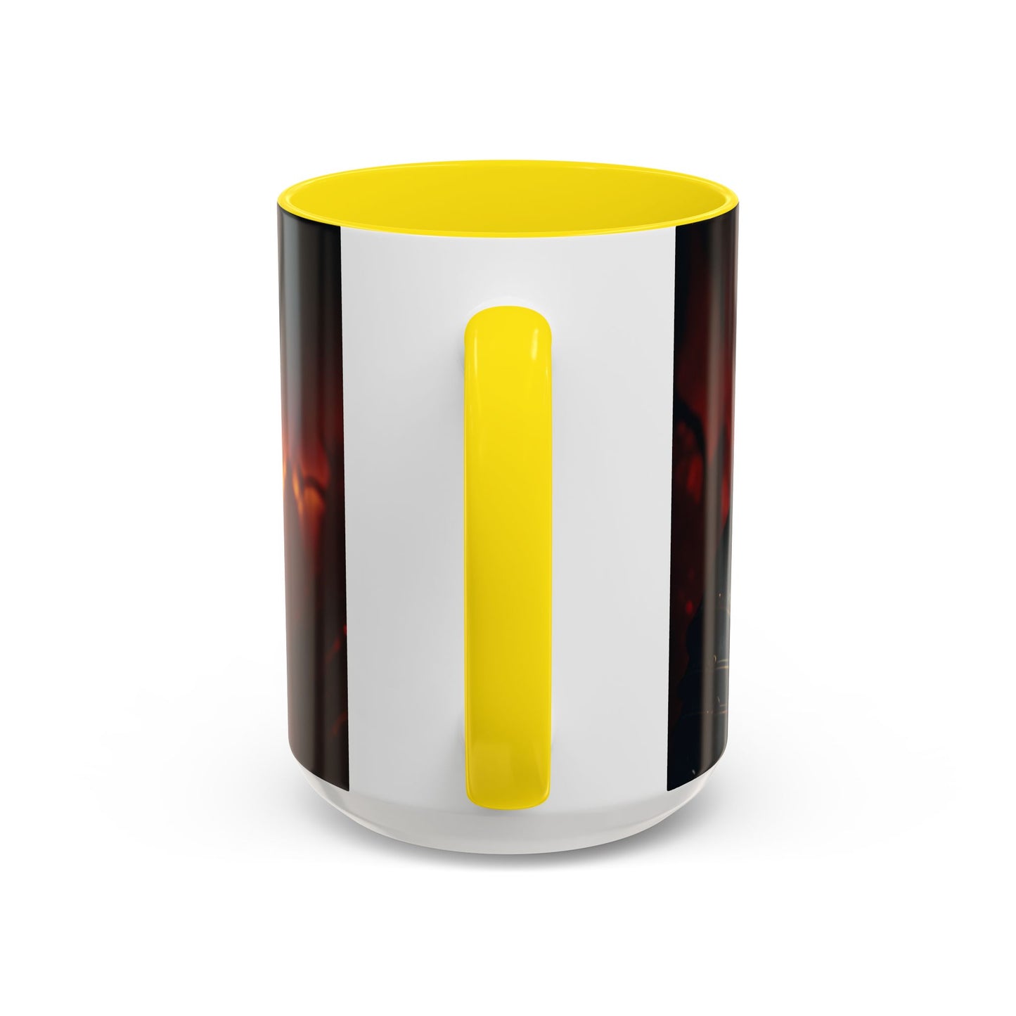 Fierce Knight Accent Coffee Mug | Unique Gift for Fantasy Lovers, Dark Aesthetic Decor, Gamer Essentials, Office Cup, Medieval Art