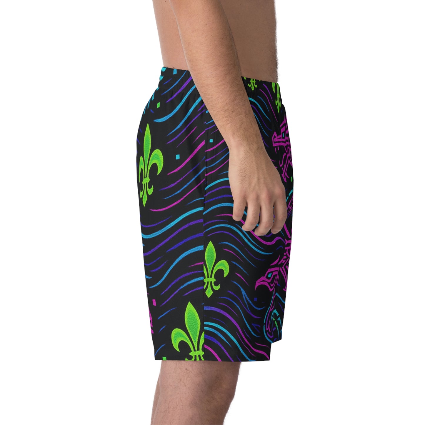 Vibrant Dragon Beach Shorts, Stylish Swimwear, Summer Essentials, Vacation Attire, Festival Outfit, Jungle Party Gear