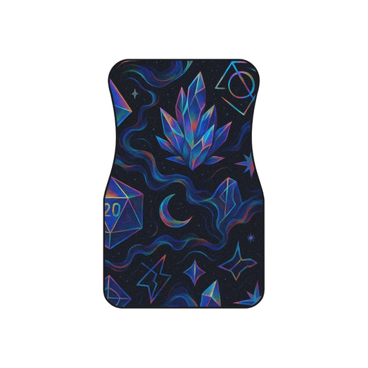 Cosmic Crystal Fantasy Car Mats Set