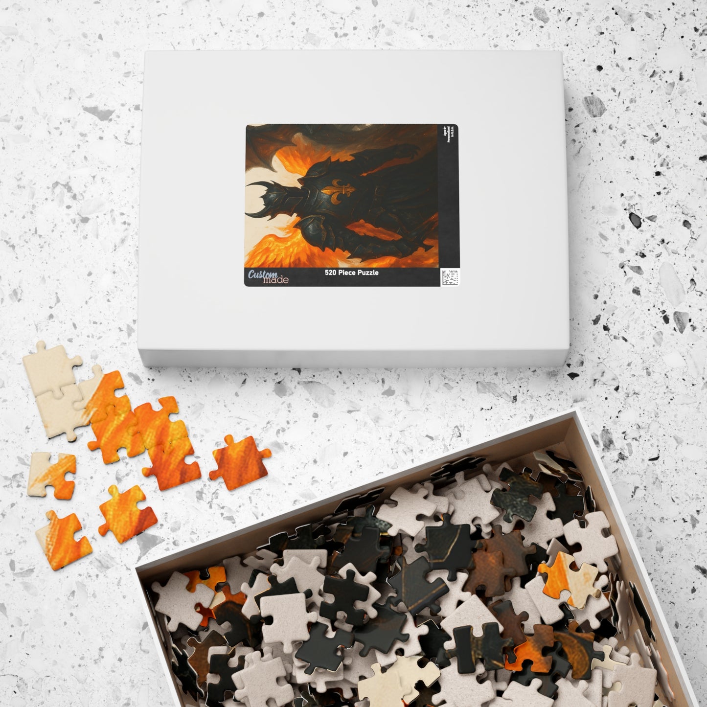 Fantasy Dragon Puzzle - 110, 252, 520, 1014-piece | Magical Gift, Game Night, Home Decor, Family Fun, Challenge Your Mind