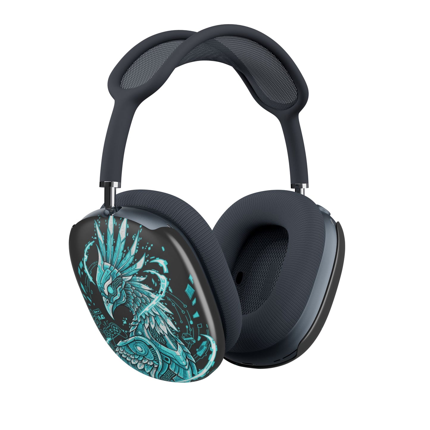 Dragon & Phoenix AirPod Max Case — Teal Mythical Design Protective Covers