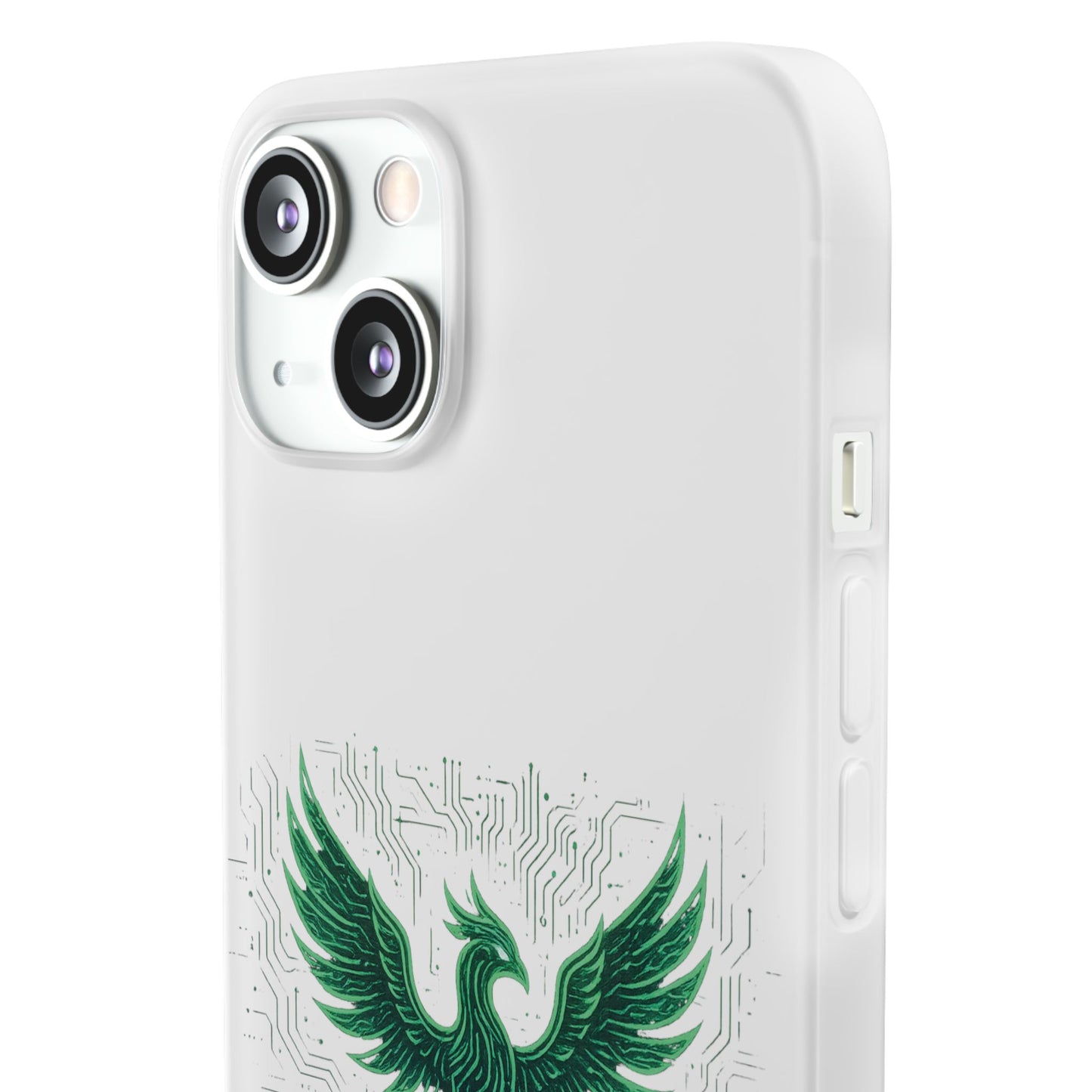 Phoenix Rising Flexi Case, Stylish Phone Cover, Trendy Tech Accessory, Gift for Tech Lovers, Unique Protector