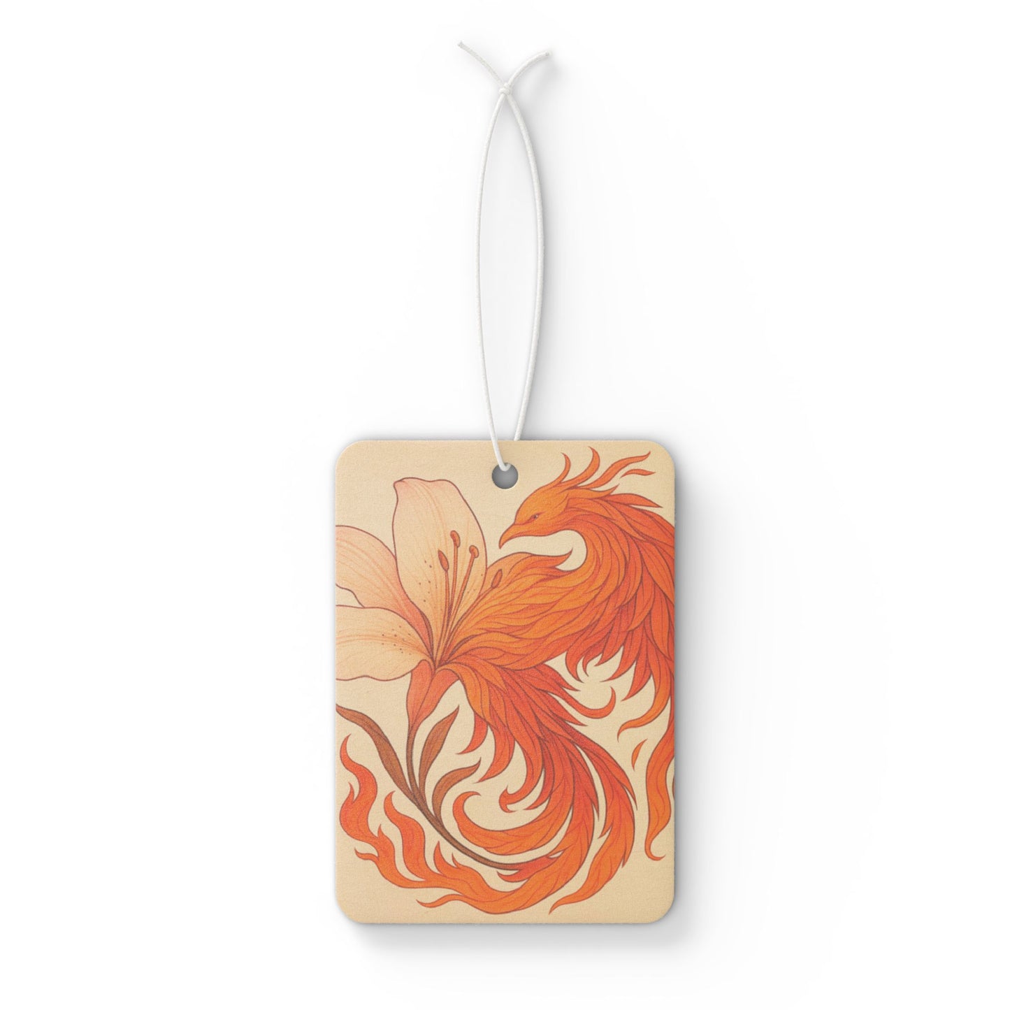 Phoenix Blossom Car Air Freshener, Aromatic Car Décor, Unique Gift for Teens, Home Fragrance, Road Trip Essentials