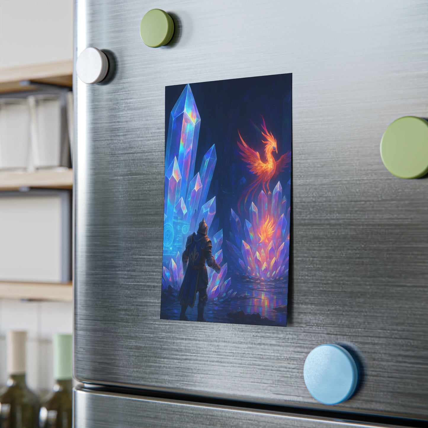 Fantasy Crystal-Themed Post-it® Note Pads, Sticky Notes, Office Supplies, Gift for Gamers, Fantasy Decor, Notepads for Organizing