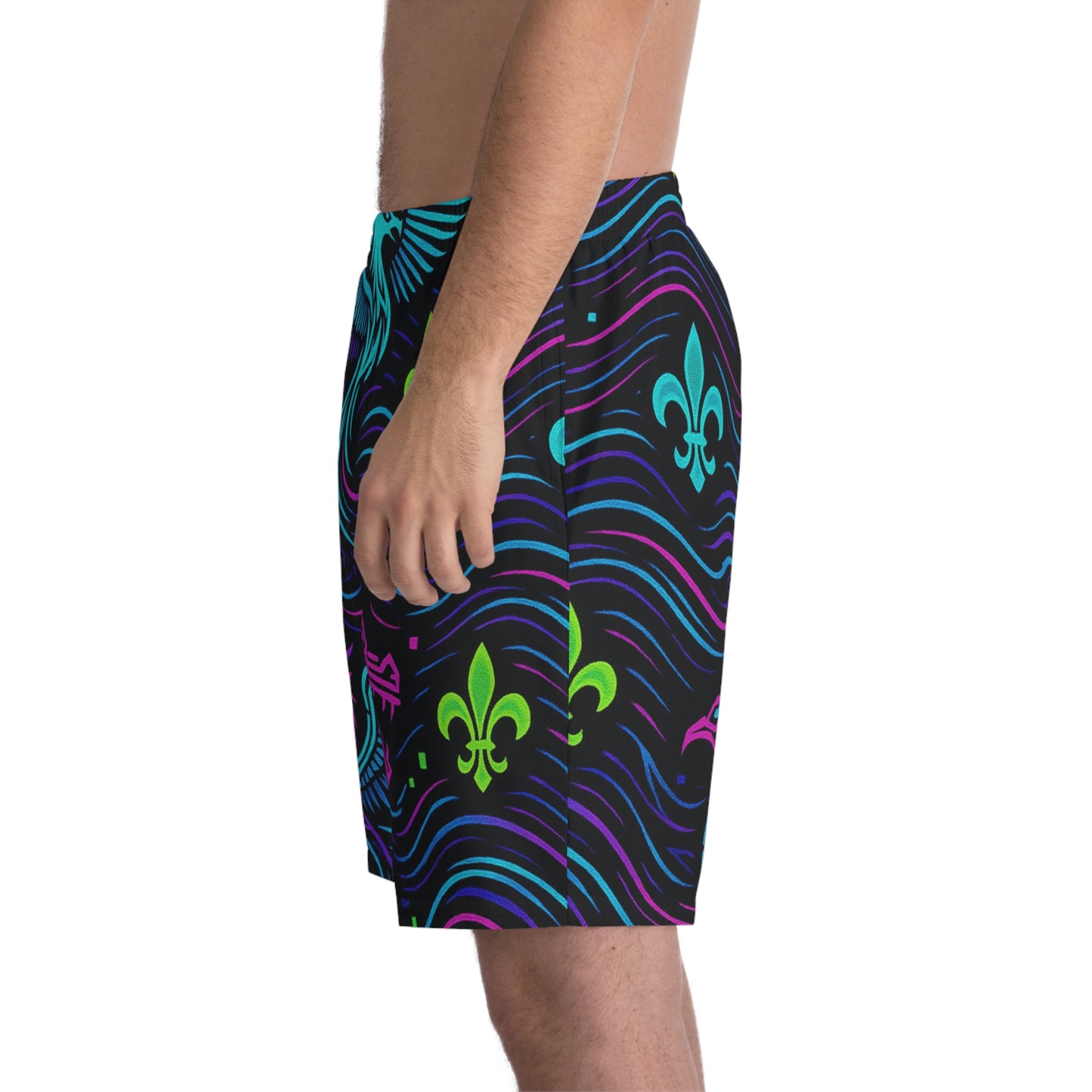 Vibrant Dragon Beach Shorts, Stylish Swimwear, Summer Essentials, Vacation Attire, Festival Outfit, Jungle Party Gear