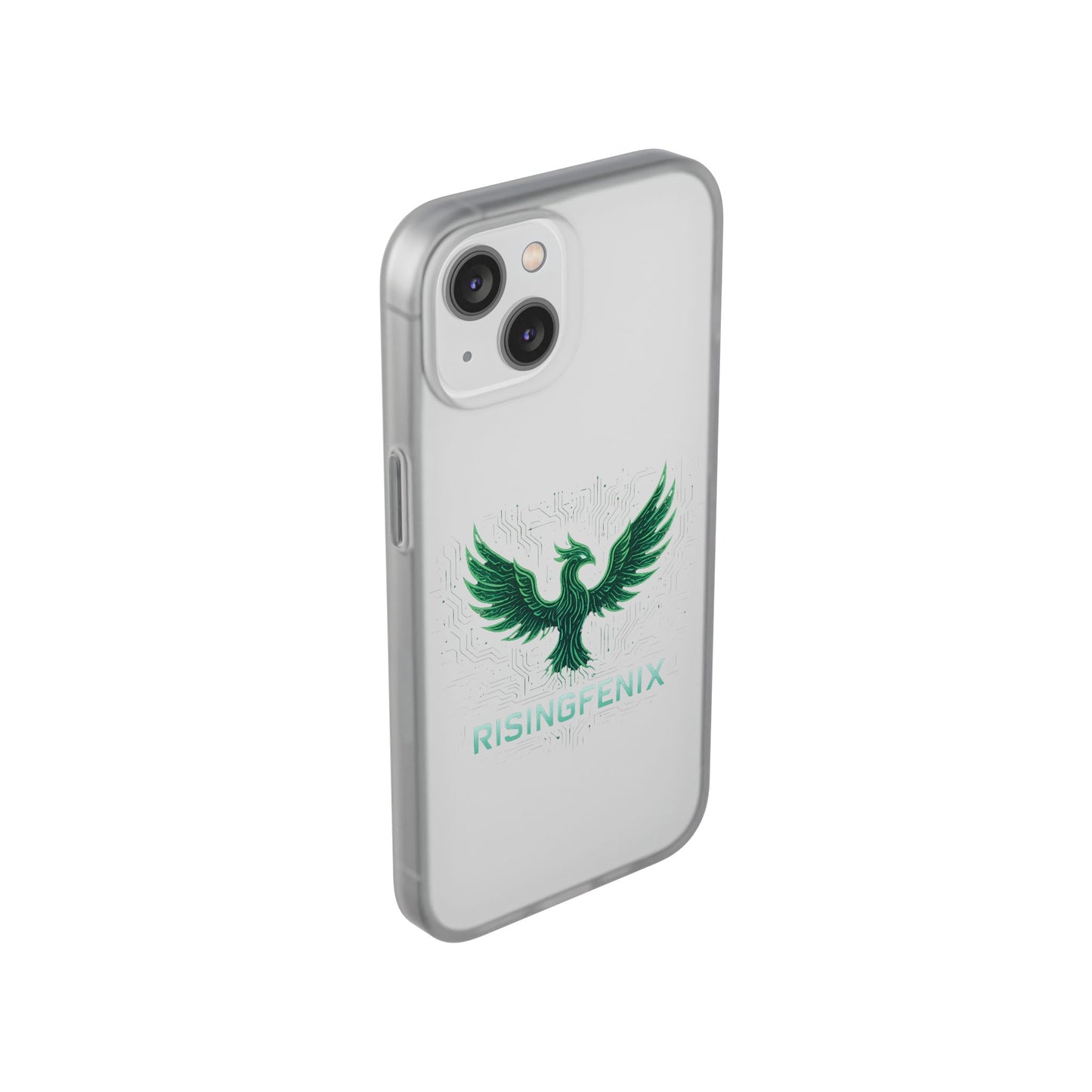 Phoenix Rising Flexi Case, Stylish Phone Cover, Trendy Tech Accessory, Gift for Tech Lovers, Unique Protector