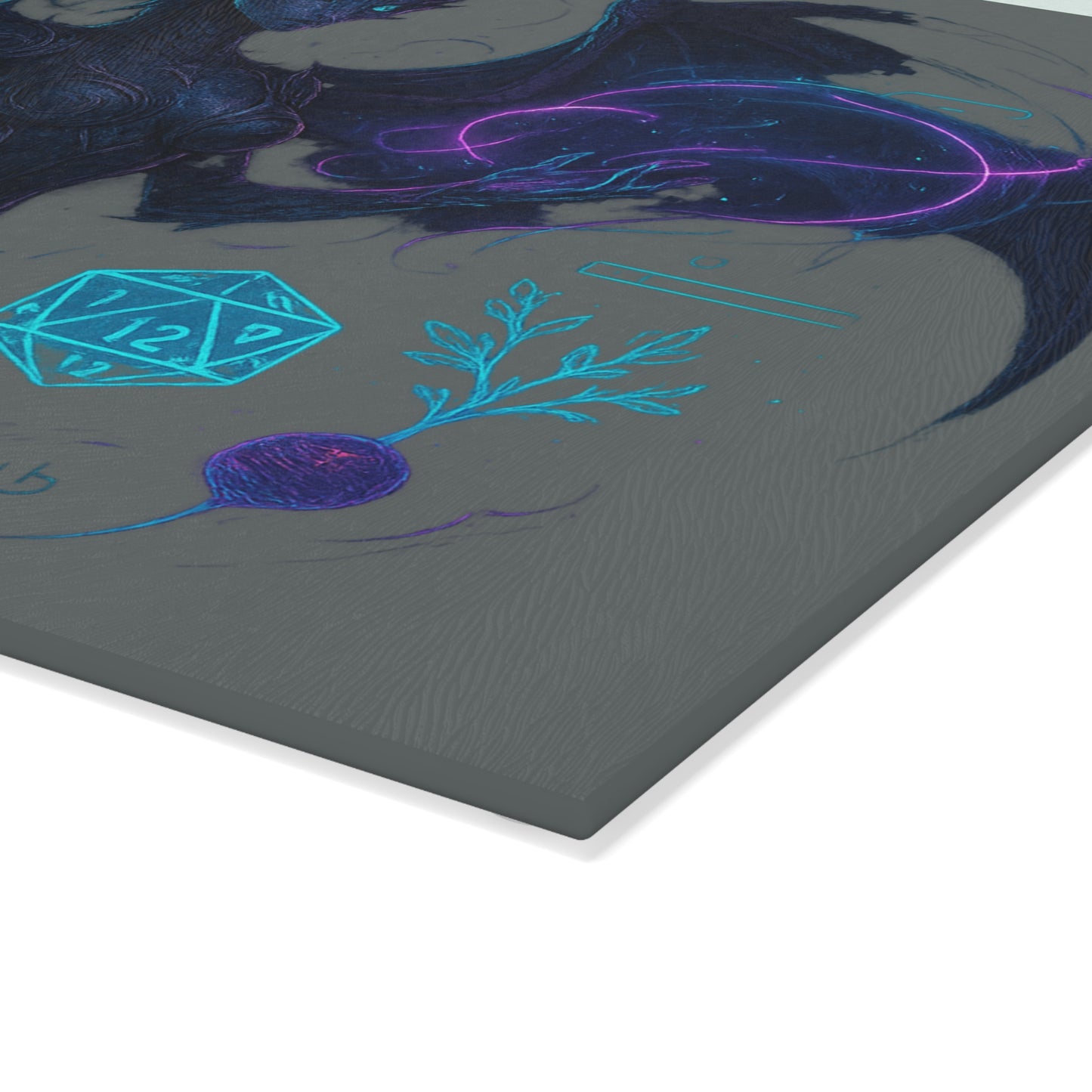 Whimsical Dragon Cutting Board, Fantasy Kitchen Decor, Culinary Gift for Gamers, Unique Kitchen Accessory, Ideal for Home Chefs