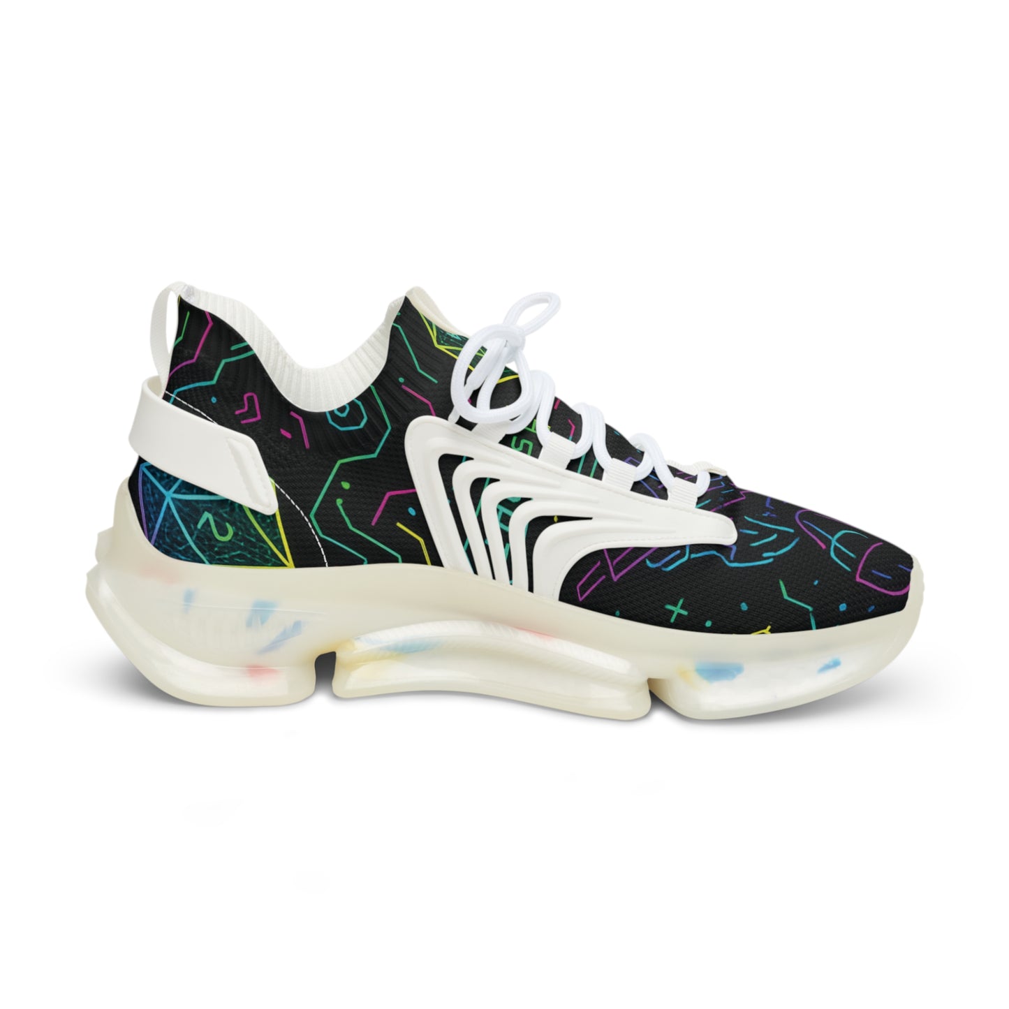 Vibrant Men's Mesh Sneakers | Trendy Sports Footwear, Casual Kicks, Unique Sneakers, Gift for Him, Fashionable Running Shoes