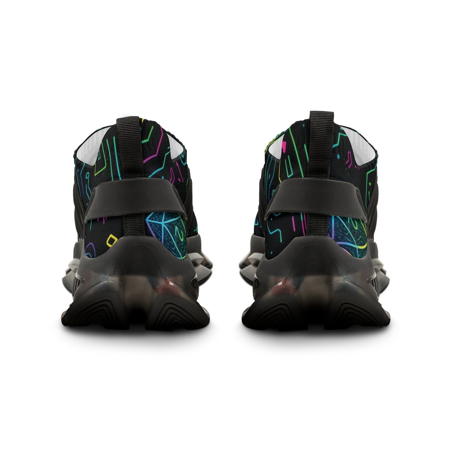 Vibrant Men's Mesh Sneakers | Trendy Sports Footwear, Casual Kicks, Unique Sneakers, Gift for Him, Fashionable Running Shoes