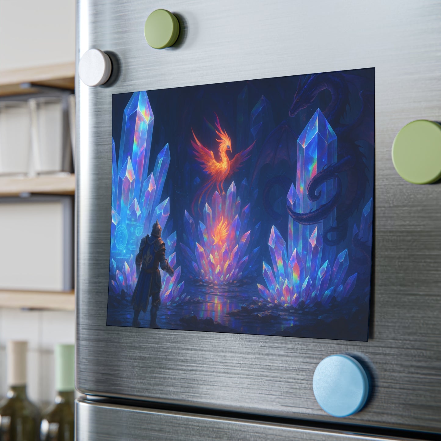 Fantasy Crystal-Themed Post-it® Note Pads, Sticky Notes, Office Supplies, Gift for Gamers, Fantasy Decor, Notepads for Organizing