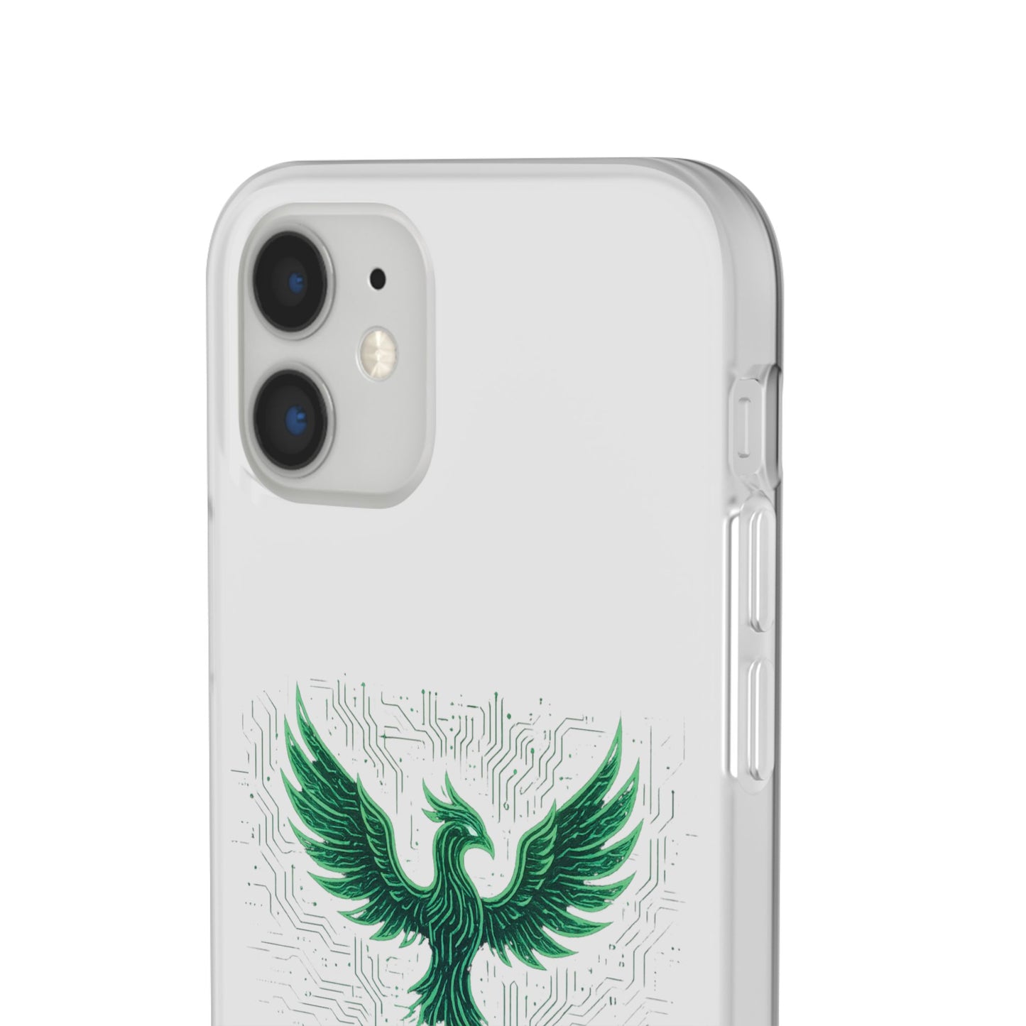 Phoenix Rising Flexi Case, Stylish Phone Cover, Trendy Tech Accessory, Gift for Tech Lovers, Unique Protector