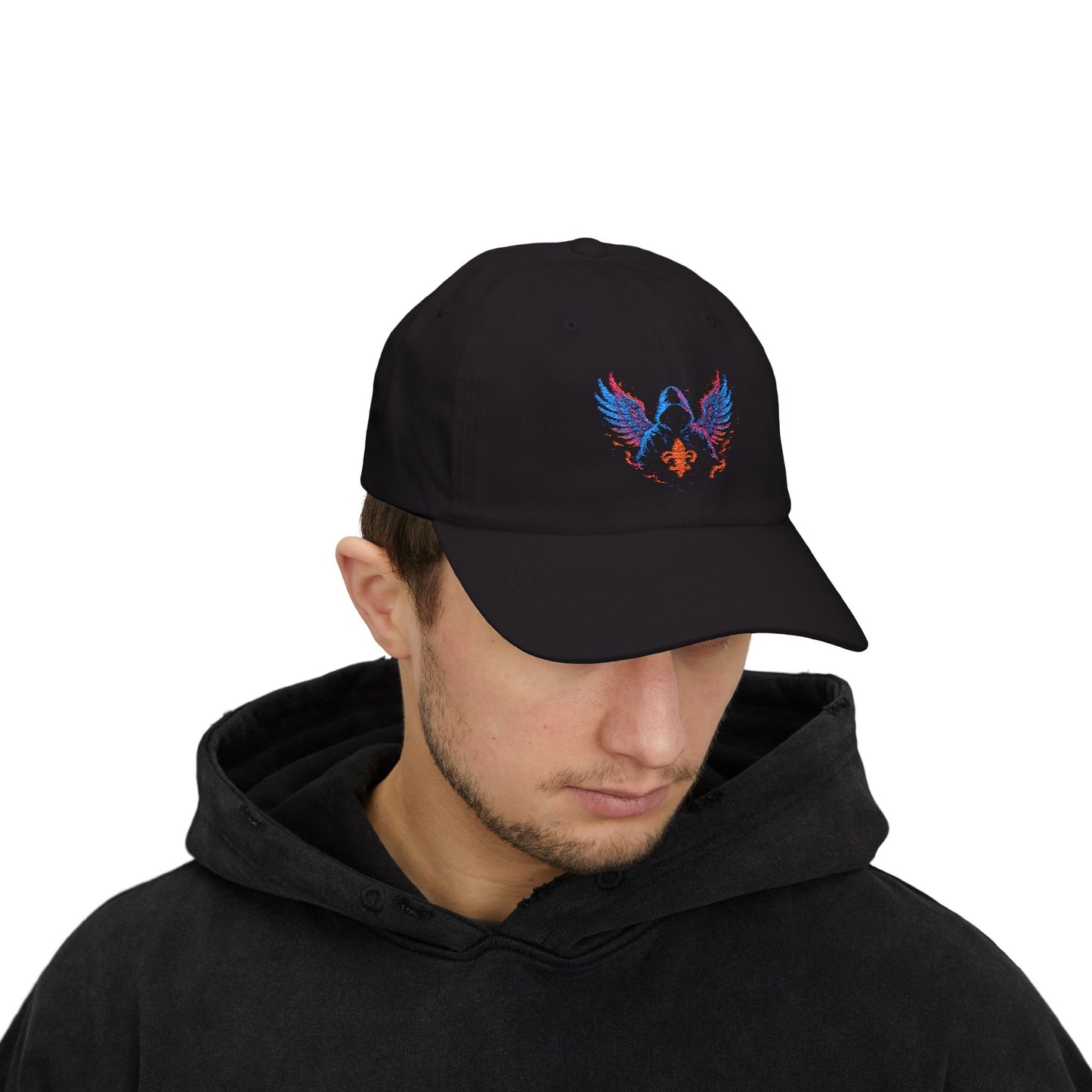 Classic Dad Cap with Colorful Wings Design, Casual Hat Gift for Father's Day, Father’s Day Gift, Trendy Cap for Men, Fashionable Accessories