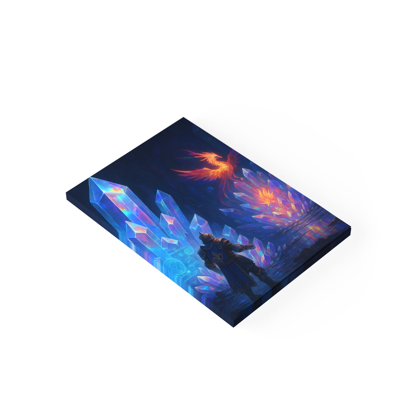 Fantasy Crystal-Themed Post-it® Note Pads, Sticky Notes, Office Supplies, Gift for Gamers, Fantasy Decor, Notepads for Organizing