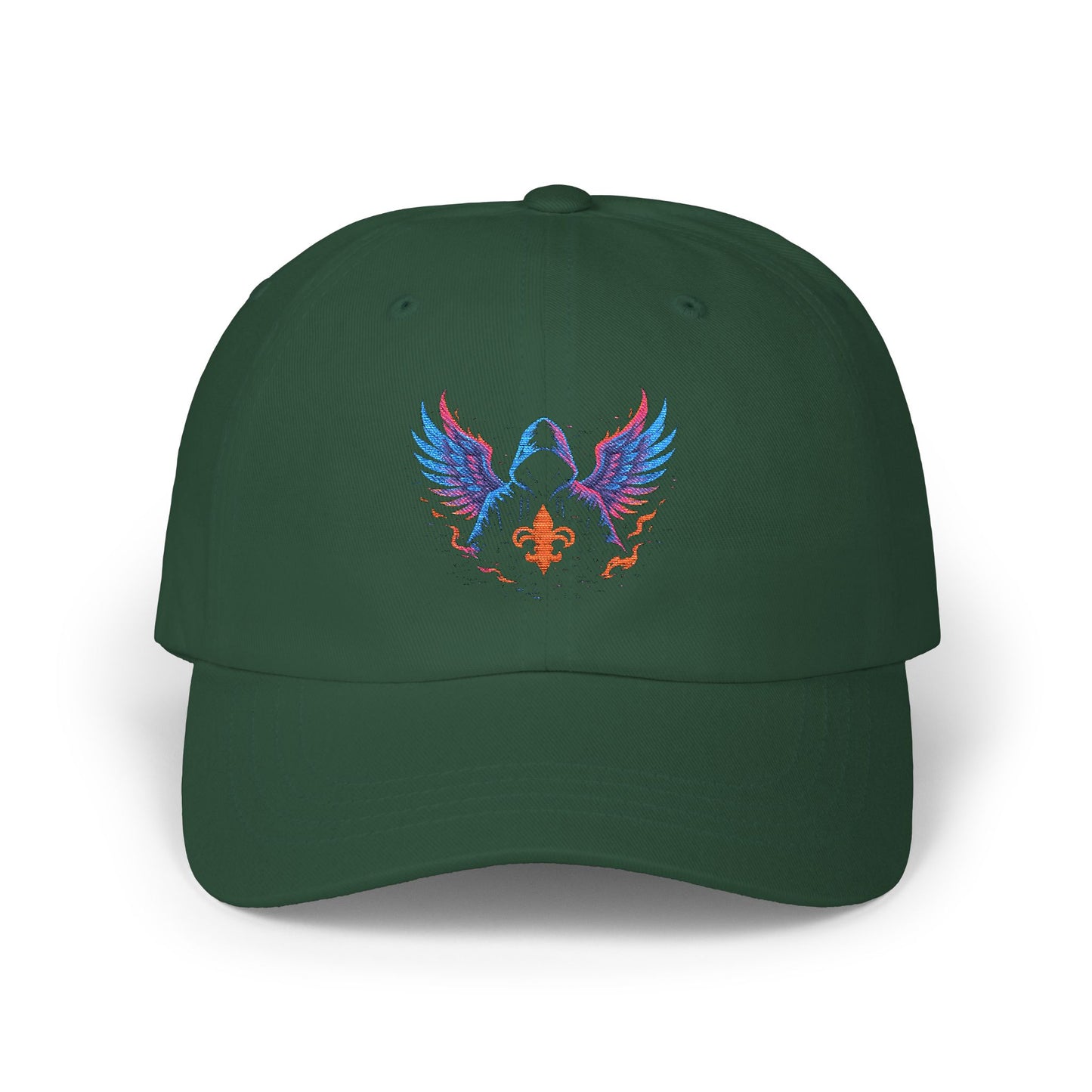 Classic Dad Cap with Colorful Wings Design, Casual Hat Gift for Father's Day, Father’s Day Gift, Trendy Cap for Men, Fashionable Accessories