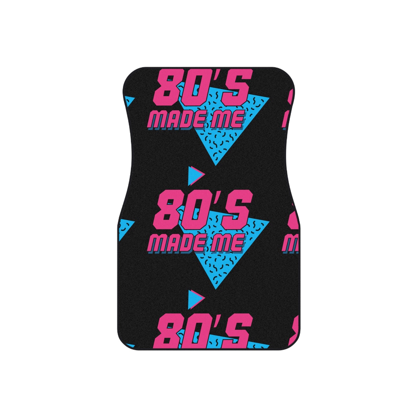 Retro 80's Car Mats - Fun & Stylish Auto Accessories, Car Decor, Unique Gift, Nostalgic Vibe, Car Interior
