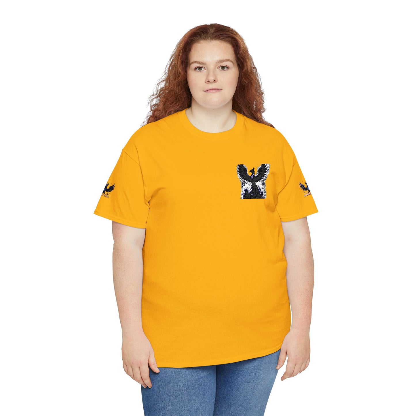 Sparkly Sequin Accent Unisex Heavy Cotton Tee, Casual T-Shirt for Everyday Wear, Gift for Friends, Birthday, Holiday Parties