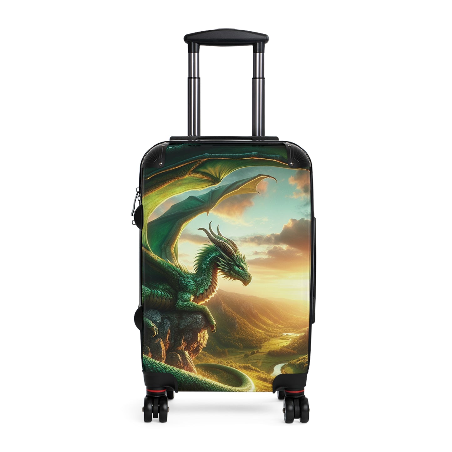 Dragon Design Suitcase – Fantasy Travel Luggage, Adventure Gear, Unique Gift for Travelers, Fantasy Art Bag, Fun Travel Accessory