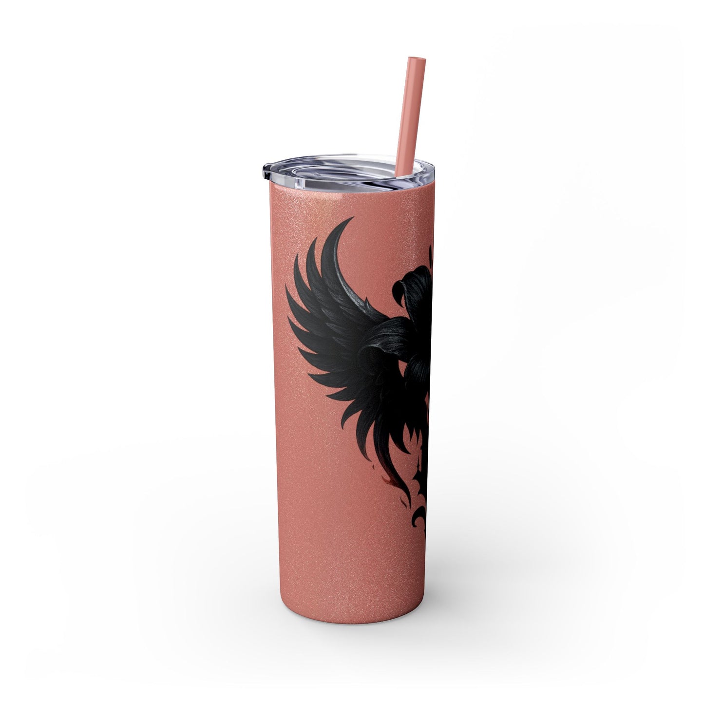 Elegant Black Floral Skinny Tumbler with Straw | Stylish Drinkware | Gift for Her, Travel Mug, Coffee Cup, Stylish Water Bottle, [...]