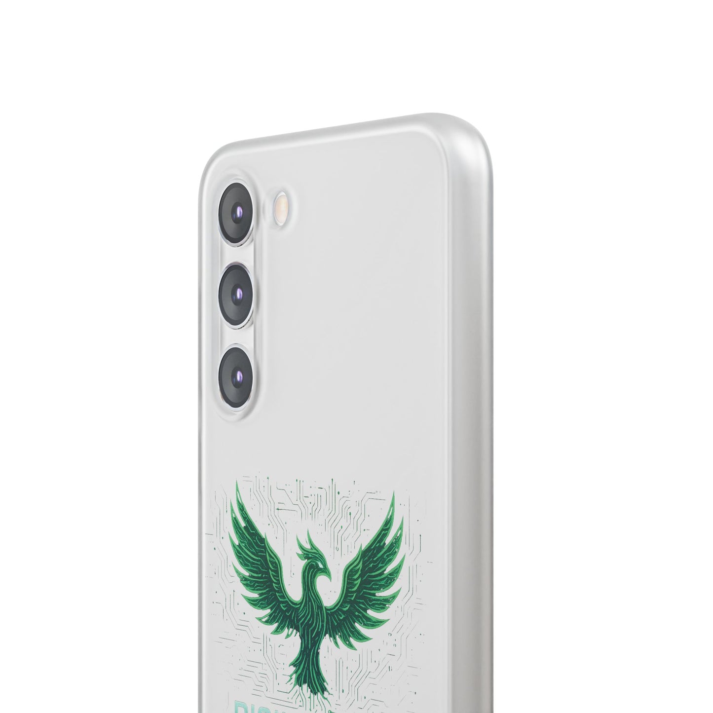 Phoenix Rising Flexi Case, Stylish Phone Cover, Trendy Tech Accessory, Gift for Tech Lovers, Unique Protector
