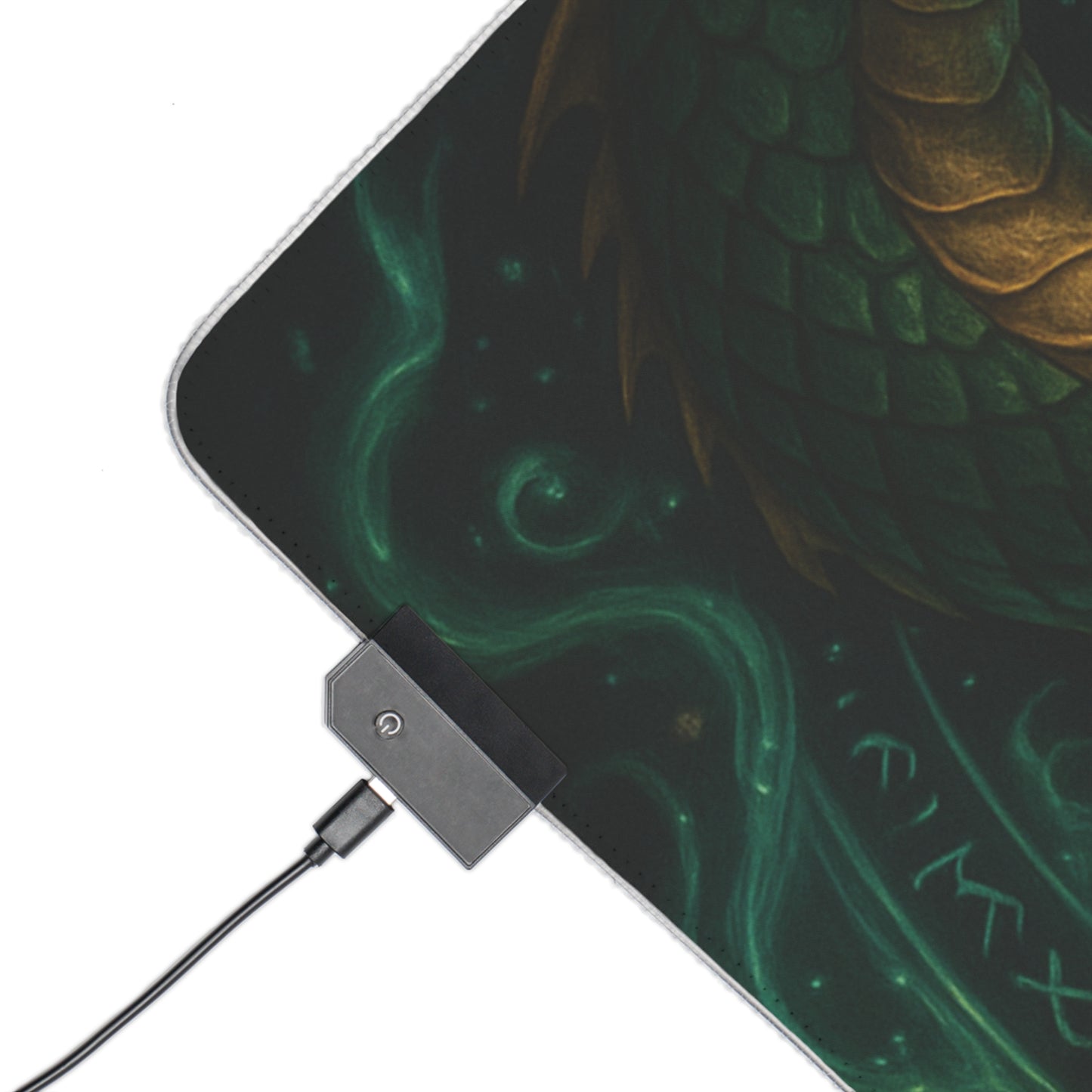 LED Gaming Mouse Pad with Dragon Design - Perfect for Gamers, Dungeons & Dragons, Gaming Setup, Gifts, Room Decor