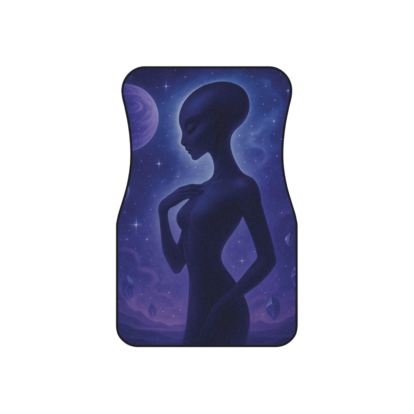 Alien-Inspired Car Mats, Futuristic Car Accessories, Space-Themed Floor Mats, Unique Gifts for Sci-Fi Fans, Edgy Car Decor