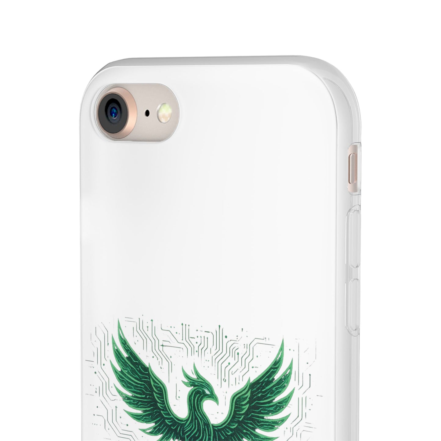 Phoenix Rising Flexi Case, Stylish Phone Cover, Trendy Tech Accessory, Gift for Tech Lovers, Unique Protector