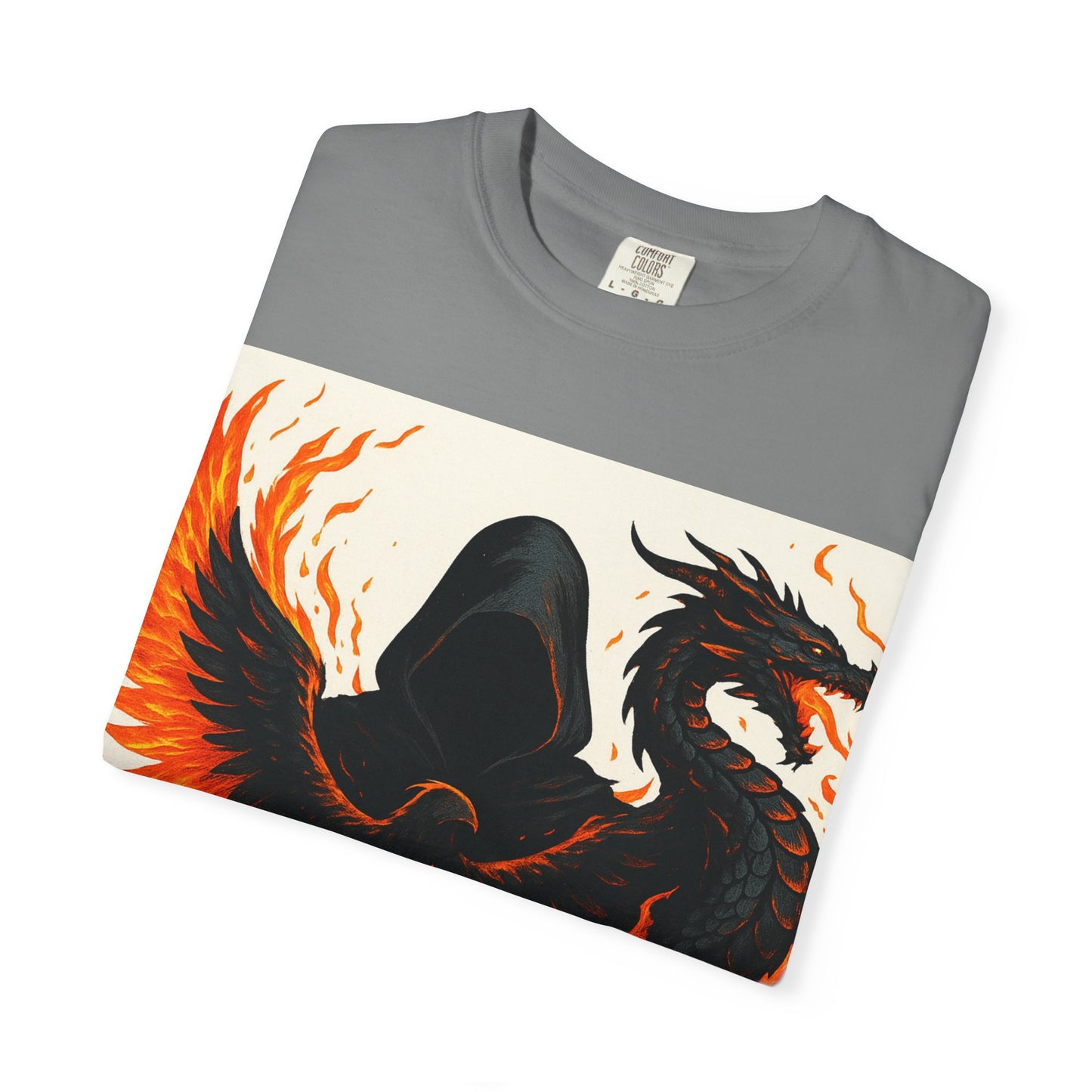 Bold Dragon and Phoenix Graphic Tee, Unisex T-Shirt for Fantasy Lovers, Unique Gift for Birthdays, Casual Wear, Graphic Shirt