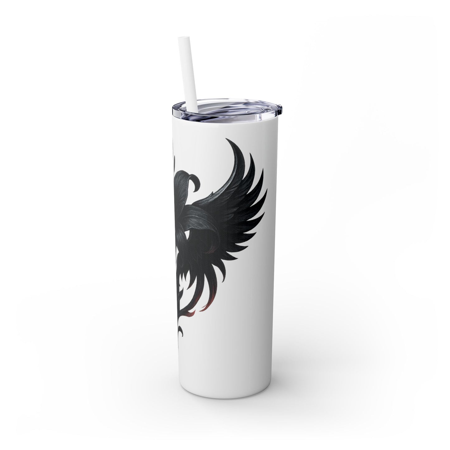 Elegant Black Floral Skinny Tumbler with Straw | Stylish Drinkware | Gift for Her, Travel Mug, Coffee Cup, Stylish Water Bottle, [...]