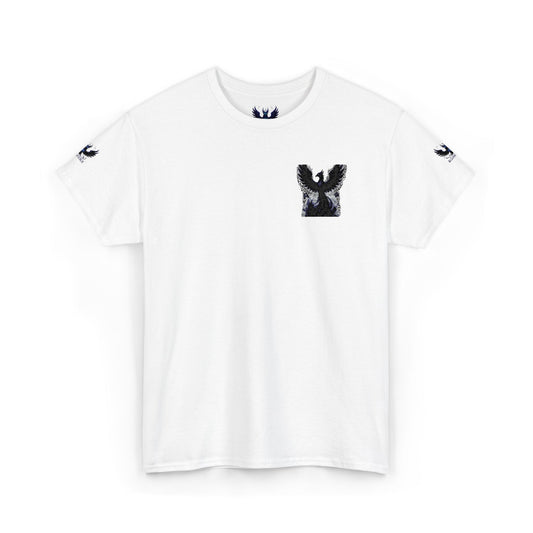 Sparkly Sequin Accent Unisex Heavy Cotton Tee, Casual T-Shirt for Everyday Wear, Gift for Friends, Birthday, Holiday Parties