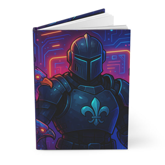 Epic Fantasy Hardcover Journal, Dragon & Knight Design, Creative Writing Notebook, Gift for Gamers, Fantasy Artwork Diary, Cool Stationery