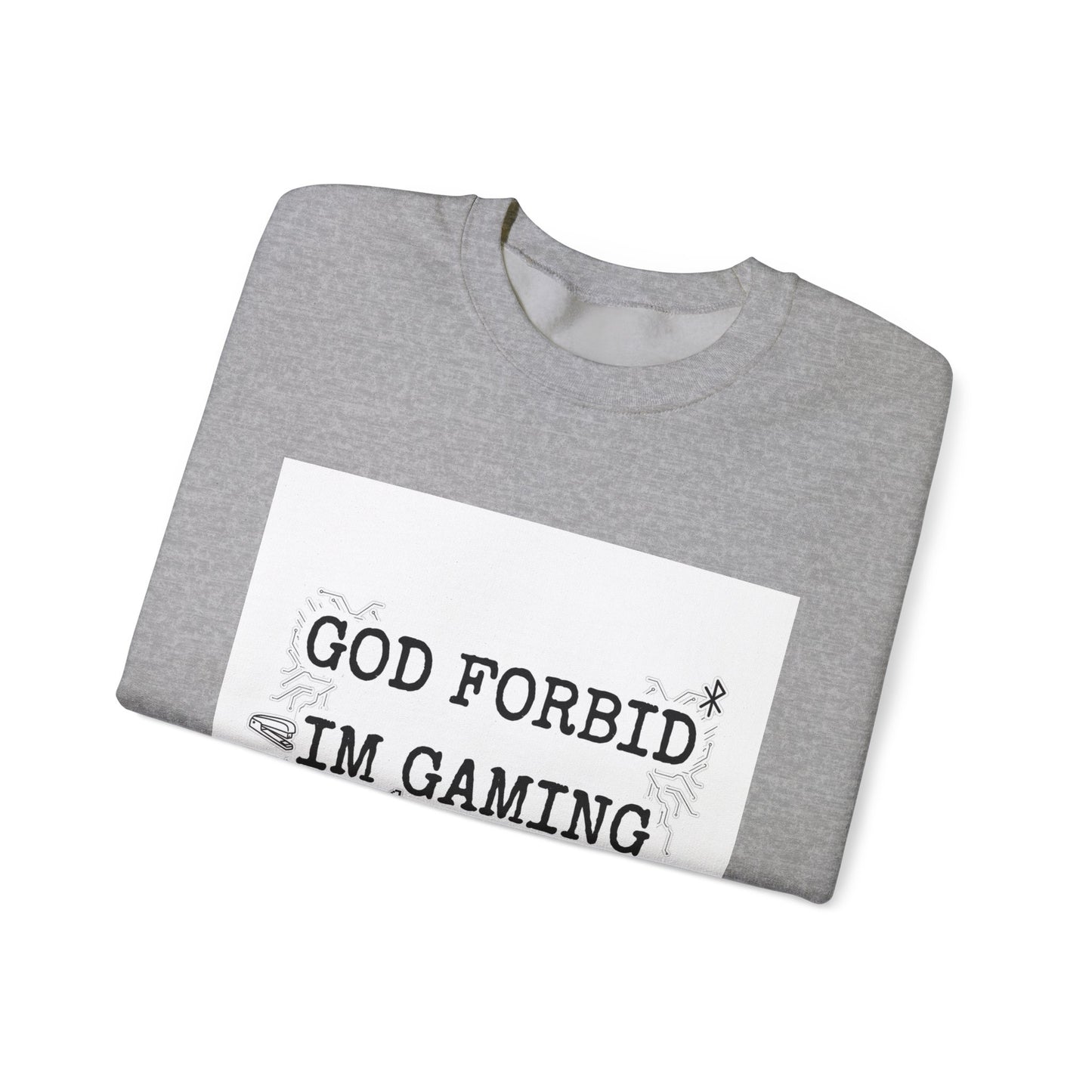 God Forbid I'm Gaming All Night Sweatshirt | sarcastic shirt, 90s aesthetic humor