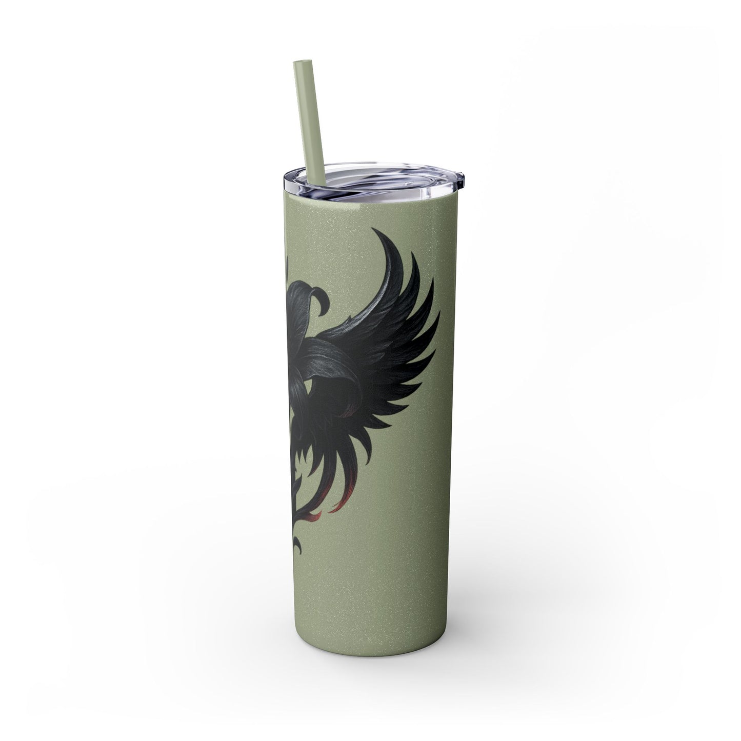 Elegant Black Floral Skinny Tumbler with Straw | Stylish Drinkware | Gift for Her, Travel Mug, Coffee Cup, Stylish Water Bottle, [...]