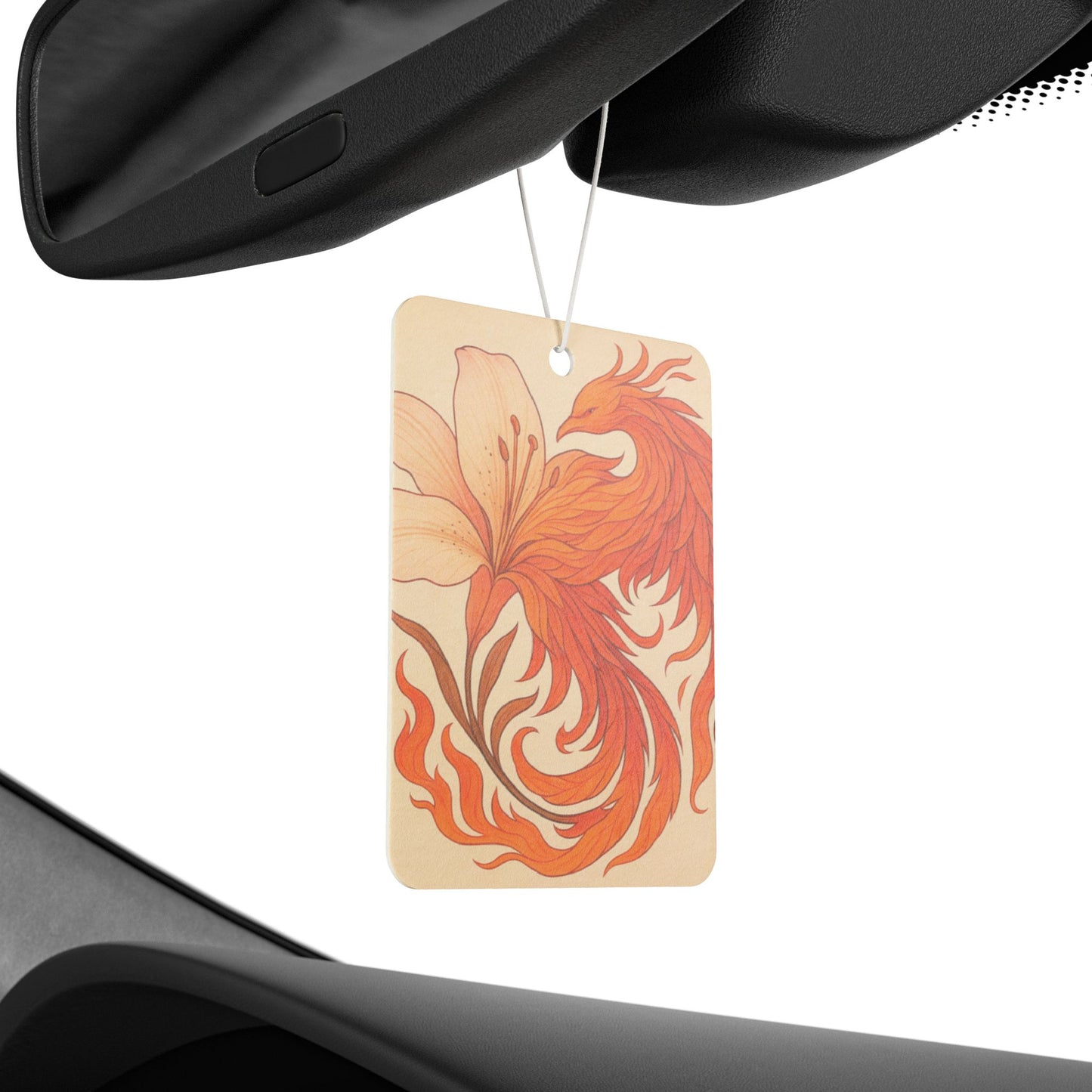 Phoenix Blossom Car Air Freshener, Aromatic Car Décor, Unique Gift for Teens, Home Fragrance, Road Trip Essentials