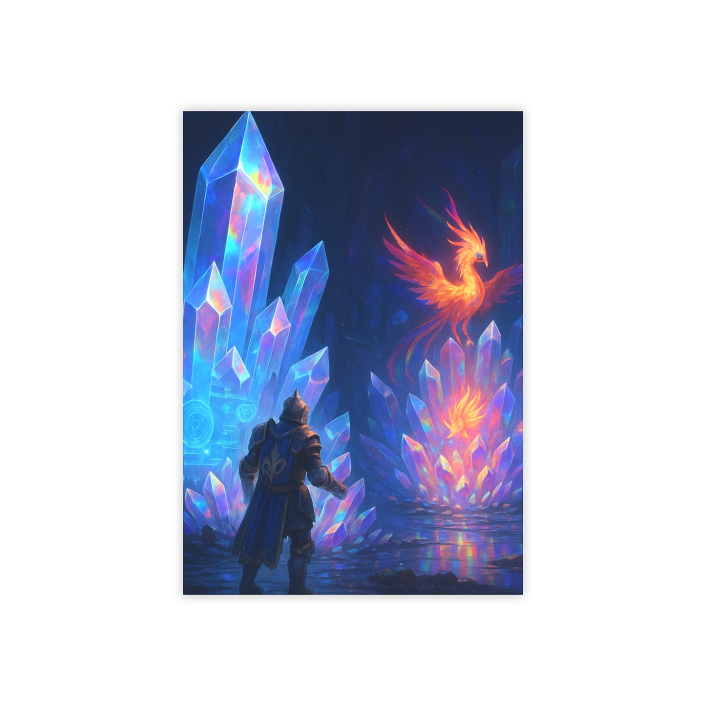 Fantasy Crystal-Themed Post-it® Note Pads, Sticky Notes, Office Supplies, Gift for Gamers, Fantasy Decor, Notepads for Organizing