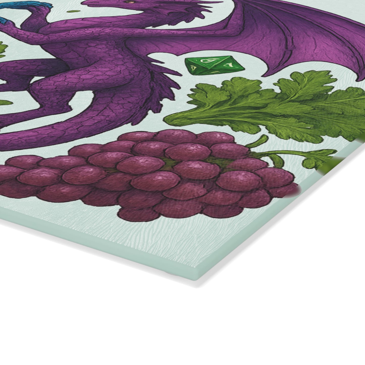 Fantasy Dragon Glass Cutting Board - Ideal Gift for Chefs, Gamers, Art Lovers, Housewarming, Kitchen Decor