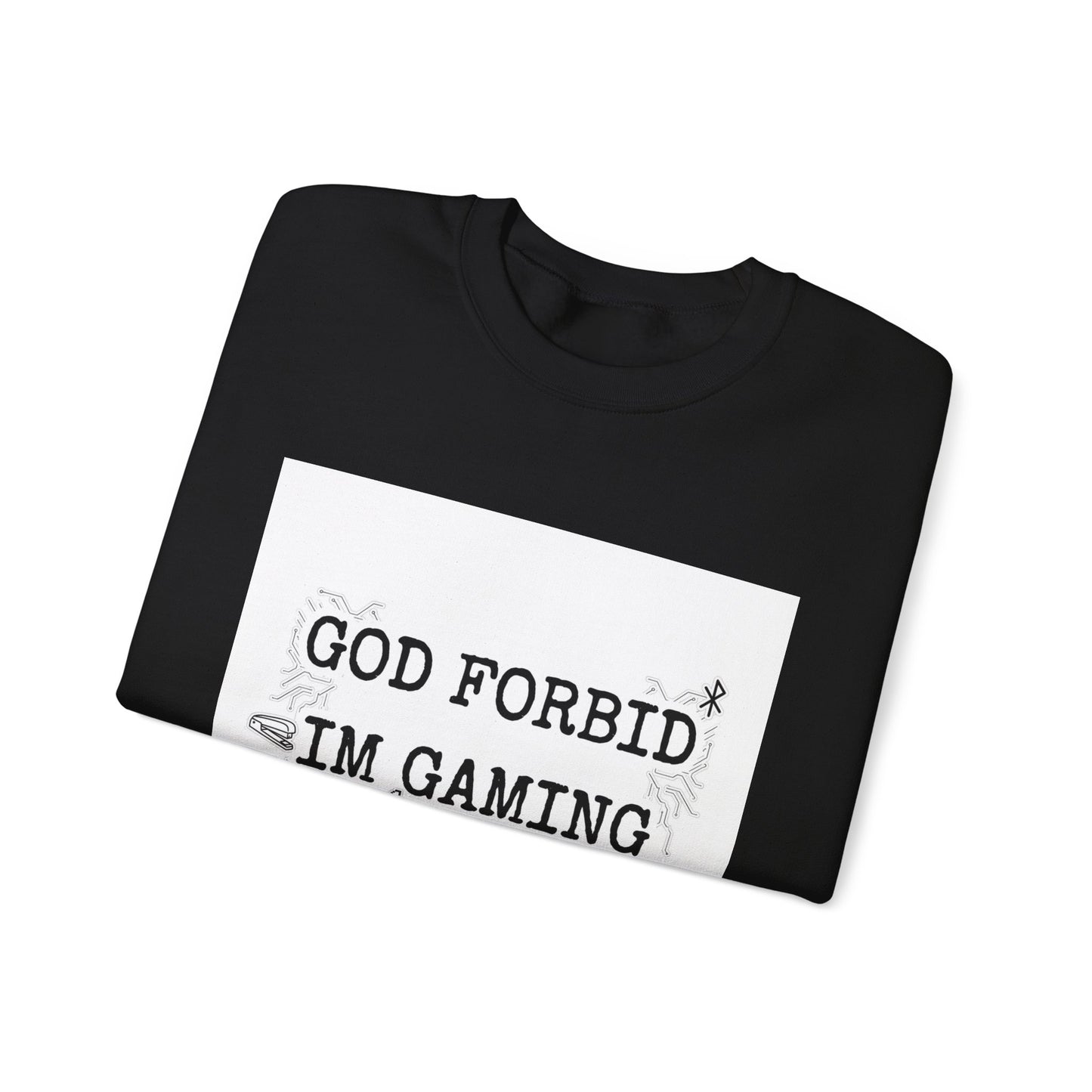 God Forbid I'm Gaming All Night Sweatshirt | sarcastic shirt, 90s aesthetic humor