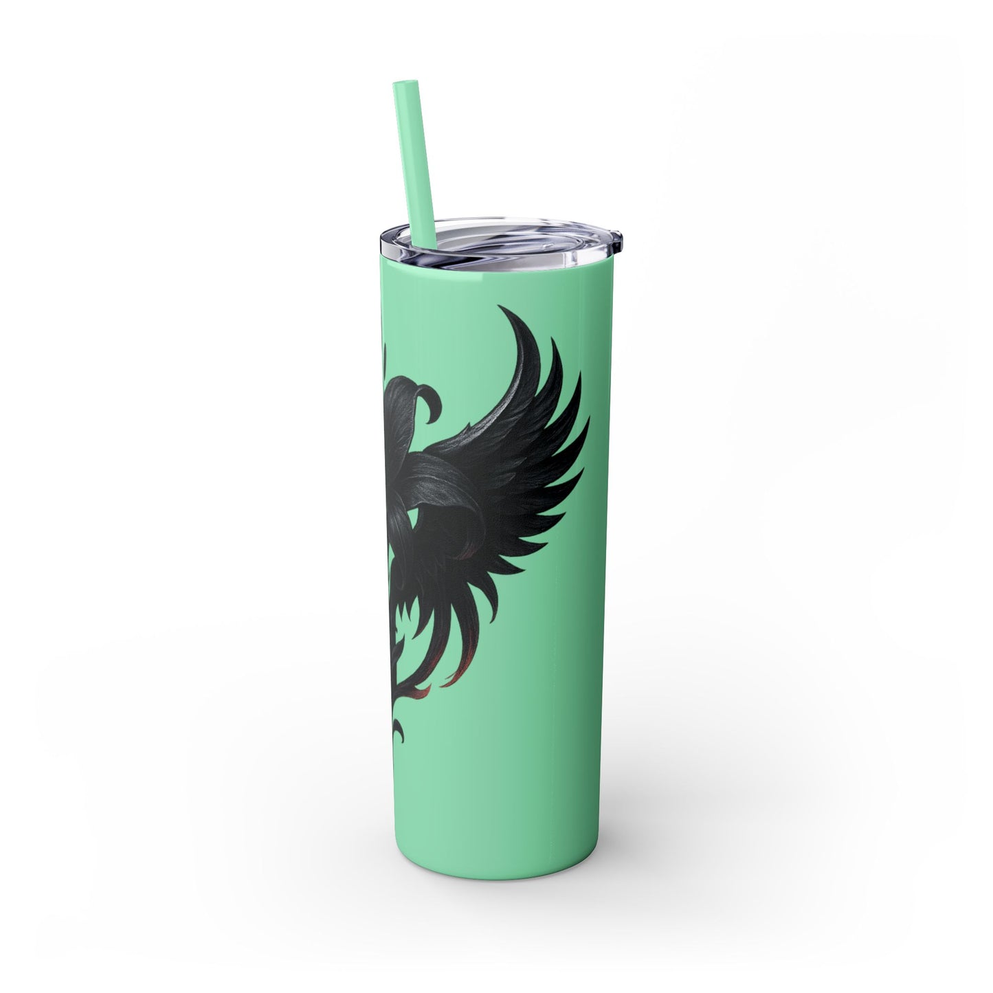 Elegant Black Floral Skinny Tumbler with Straw | Stylish Drinkware | Gift for Her, Travel Mug, Coffee Cup, Stylish Water Bottle, [...]