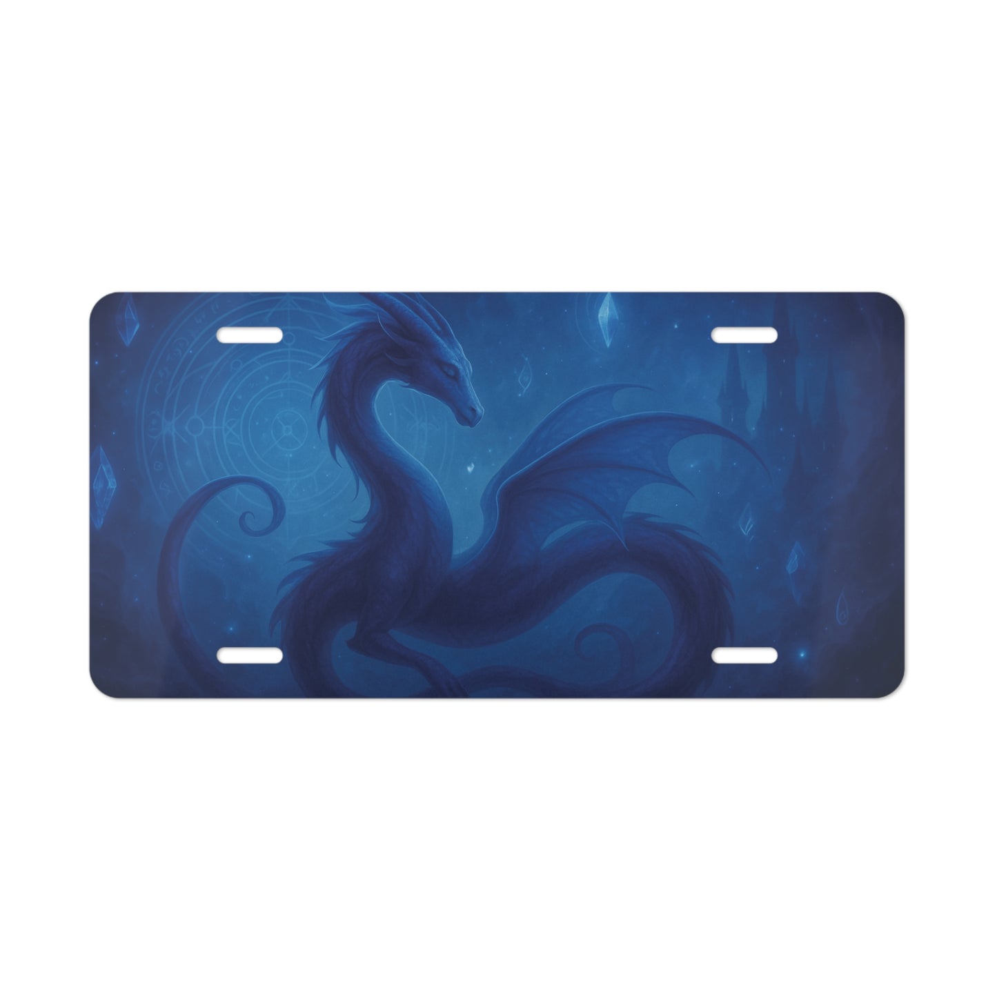 Fantasy Dragon Vanity Plate, Custom License Plate, Car Decor, Unique Gift, Dragon Lovers, Home Decor
