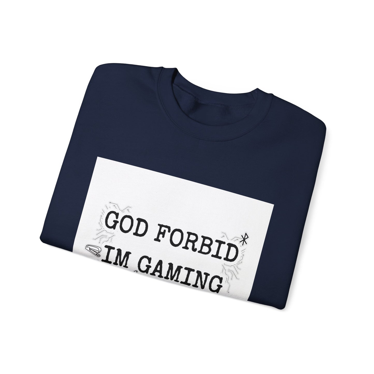 God Forbid I'm Gaming All Night Sweatshirt | sarcastic shirt, 90s aesthetic humor