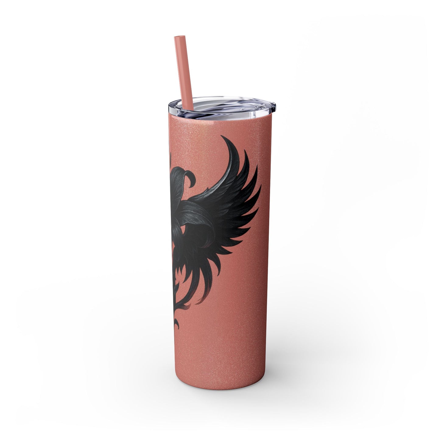 Elegant Black Floral Skinny Tumbler with Straw | Stylish Drinkware | Gift for Her, Travel Mug, Coffee Cup, Stylish Water Bottle, [...]