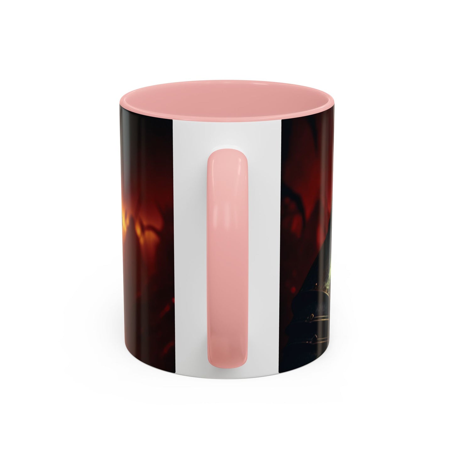 Fierce Knight Accent Coffee Mug | Unique Gift for Fantasy Lovers, Dark Aesthetic Decor, Gamer Essentials, Office Cup, Medieval Art