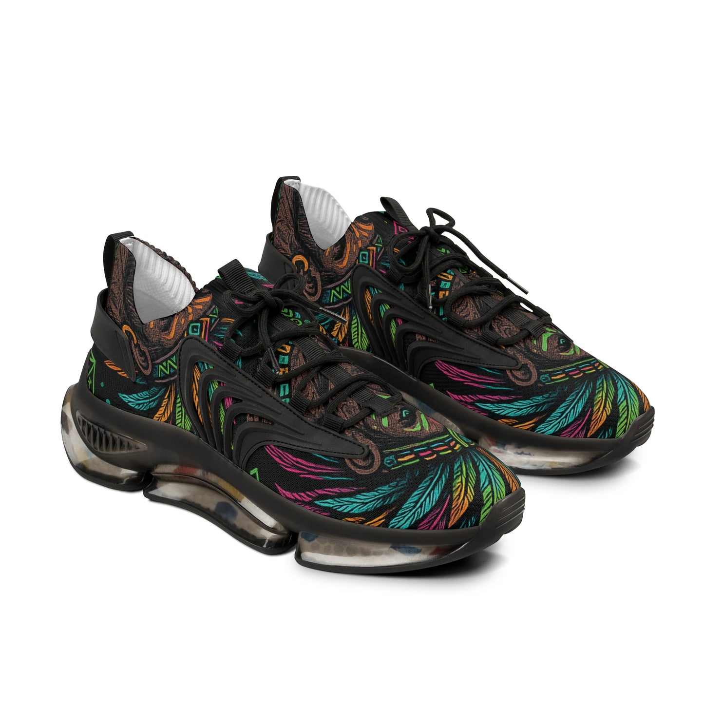 Colorful Men's Mesh Sneakers - Stylish Athletic Footwear for Active Lifestyle, Fashion Sneakers, Unique Running Shoes, Trendy Sports Shoes