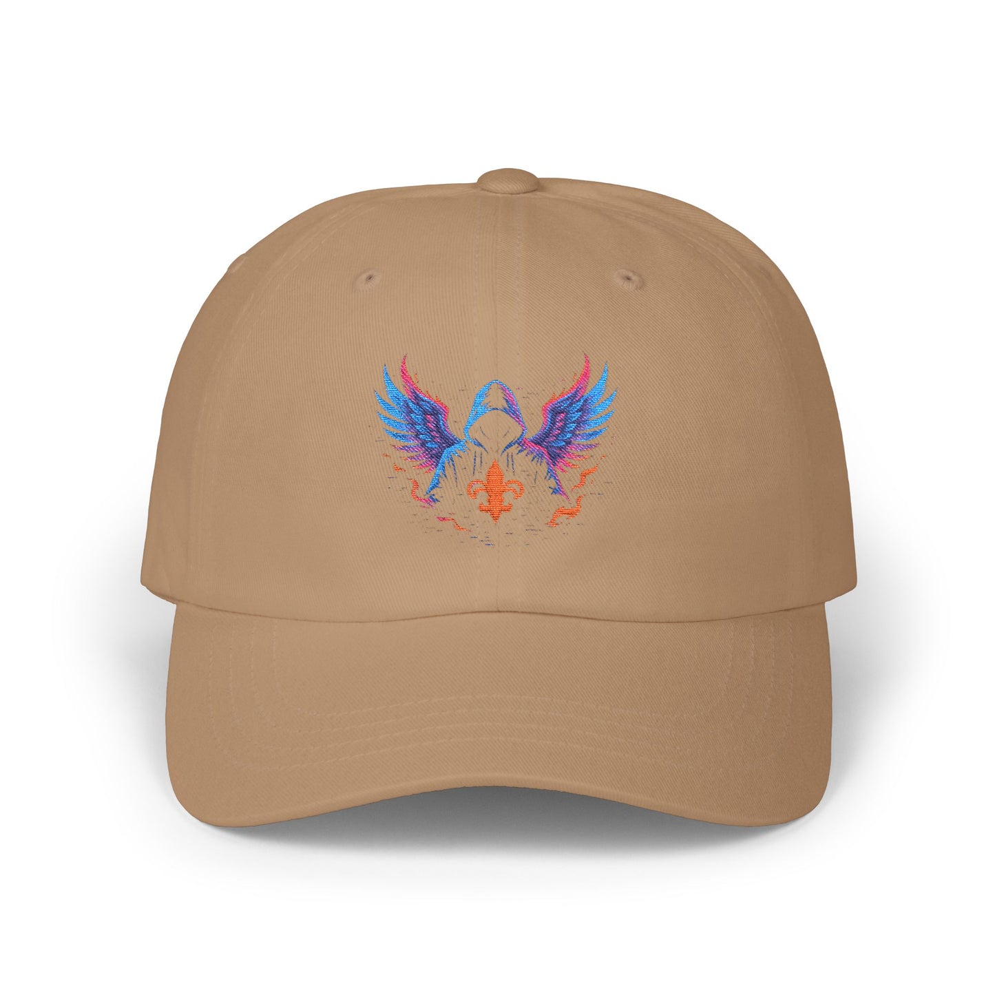Classic Dad Cap with Colorful Wings Design, Casual Hat Gift for Father's Day, Father’s Day Gift, Trendy Cap for Men, Fashionable Accessories