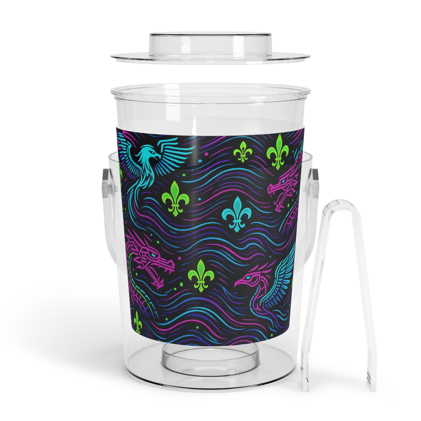Vibrant Dragon Ice Bucket, Cocktail Cooler for Parties, Fun Summer Gatherings, Fantasy-Themed Weddings, Chilling Drinks