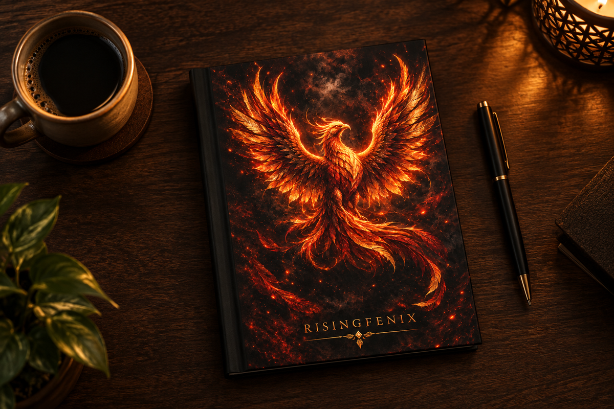 Phoenix Rising Hardcover Journal