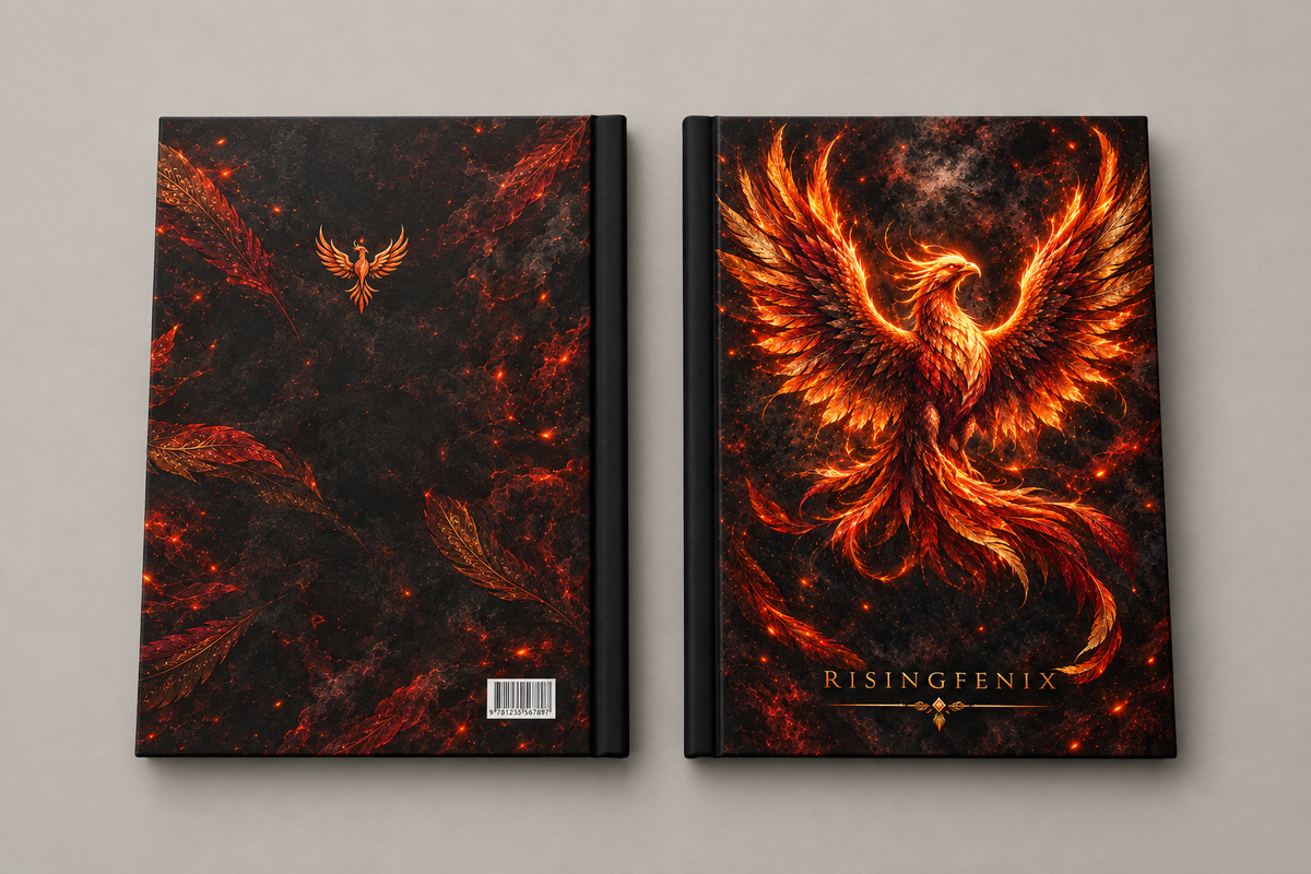 Phoenix Rising Hardcover Journal