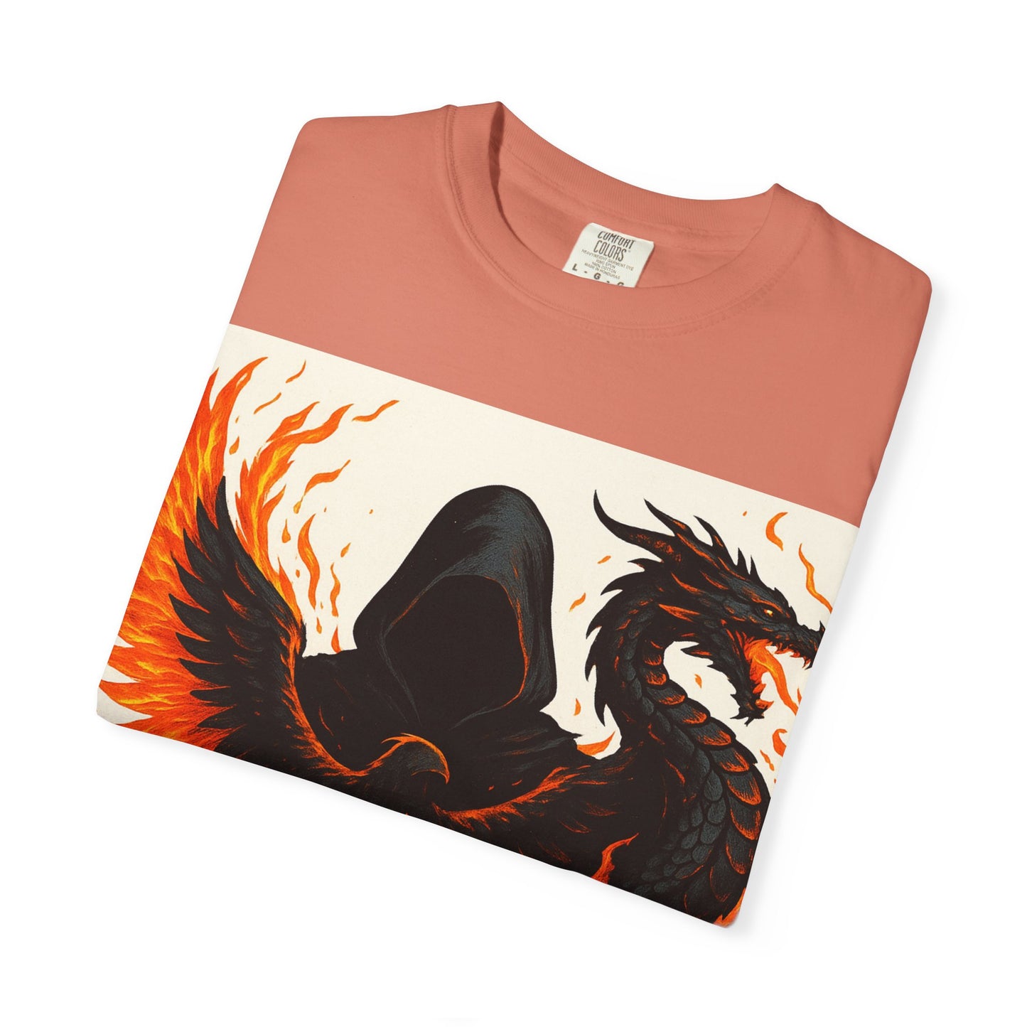 Bold Dragon and Phoenix Graphic Tee, Unisex T-Shirt for Fantasy Lovers, Unique Gift for Birthdays, Casual Wear, Graphic Shirt