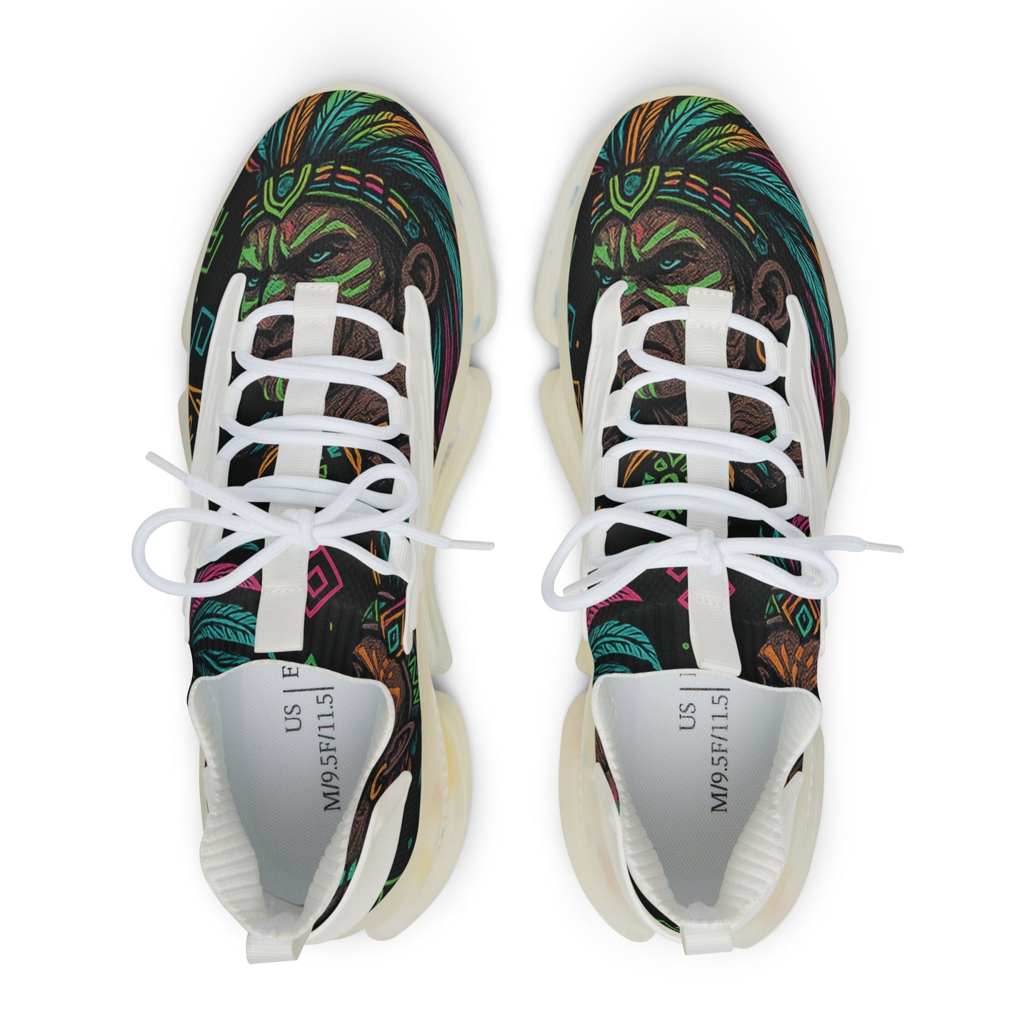 Colorful Men's Mesh Sneakers - Stylish Athletic Footwear for Active Lifestyle, Fashion Sneakers, Unique Running Shoes, Trendy Sports Shoes
