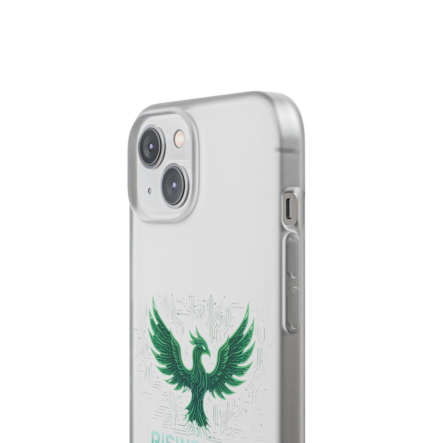 Phoenix Rising Flexi Case, Stylish Phone Cover, Trendy Tech Accessory, Gift for Tech Lovers, Unique Protector