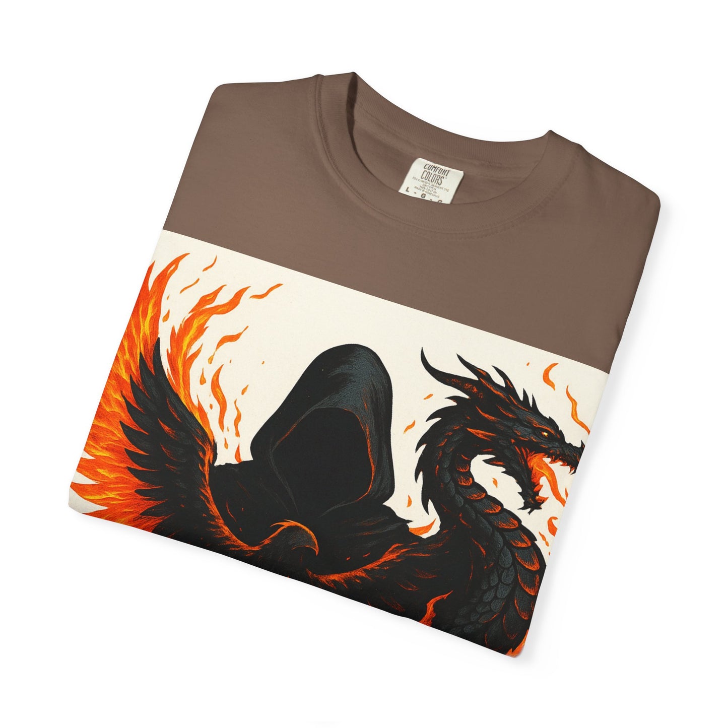 Bold Dragon and Phoenix Graphic Tee, Unisex T-Shirt for Fantasy Lovers, Unique Gift for Birthdays, Casual Wear, Graphic Shirt